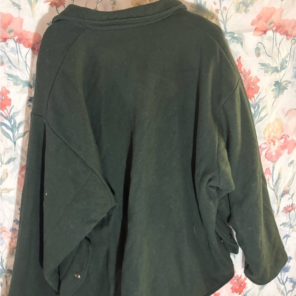 Vintage Green Jacket with Orange Lining - Picture 5 of 9